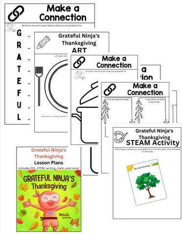 Ninjas on Holiday Bundle Lesson Plans (8 lessons, 185+ pages)