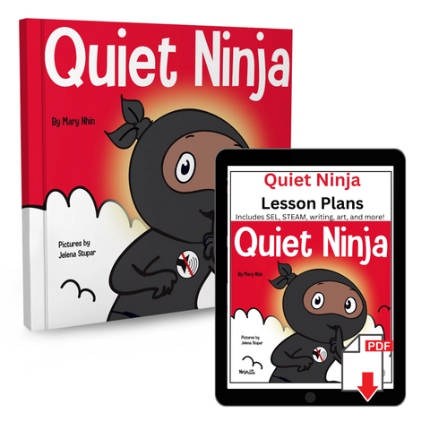 Quiet Ninja Book + Lesson Plan Bundle