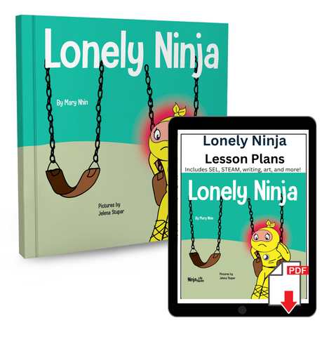 Lonely Ninja Book + Lesson Plan Bundle