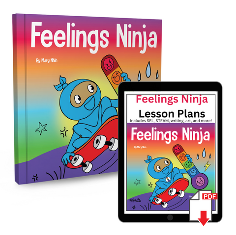 Feelings Ninja Book + Lesson Plan Bundle