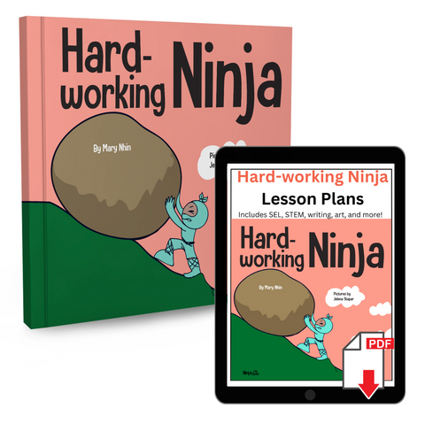 Hard-working Ninja Book + Lesson Plan Bundle