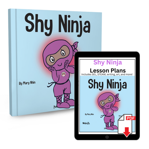 Shy Ninja Book + Lesson Plan Bundle