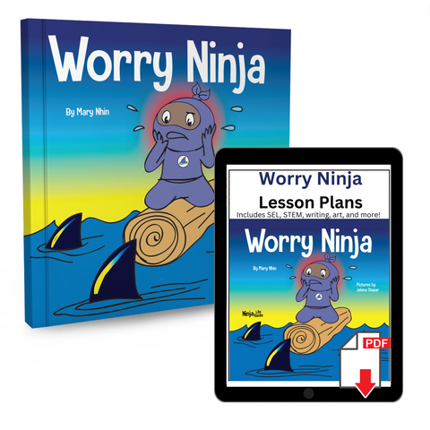 Worry Ninja Book + Lesson Plan Bundle