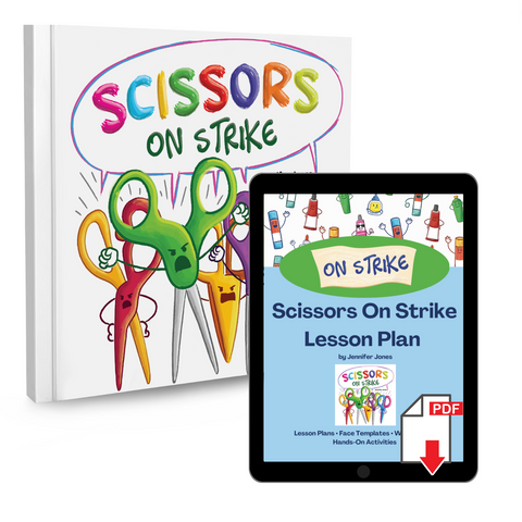 Scissors on Strike Book + Lesson Plan Bundle