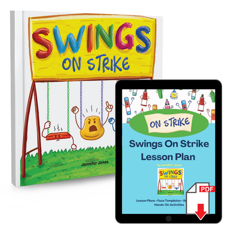 Swings on Strike  Book + Lesson Plan Bundle