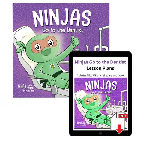 Ninjas Go to the Dentist Book + Lesson Plan Bundle