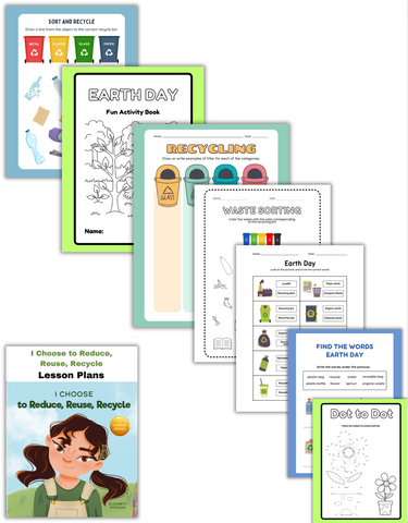 I Choose  To Reduce, Reuse, and Recycle Book + Lesson Plan Bundle