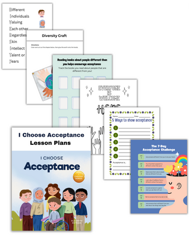 I Choose Acceptance  Book + Lesson Plan Bundle
