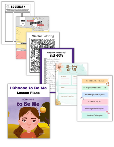 I Choose to Be Me Book + Lesson Plan Bundle