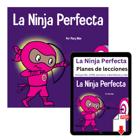 La Ninja Perfecta (Perfect Ninja Spanish) Book + Lesson Plan Bundle
