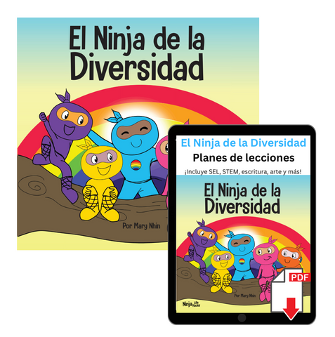 El Ninja de la Diversidad (Diversity Ninja Spanish) Book + Lesson Plan Bundle