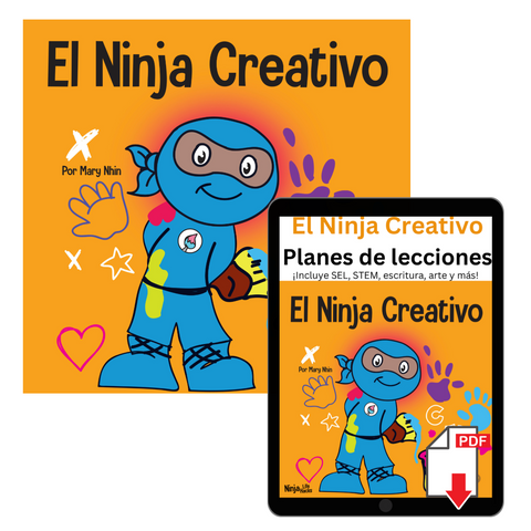 El Ninja Creativo (Creative Ninja Spanish) Book + Lesson Plan Bundle