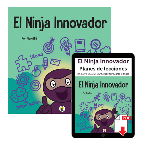 El Ninja Innovador (Innovative Ninja Spanish) Book + Lesson Plan Bundle