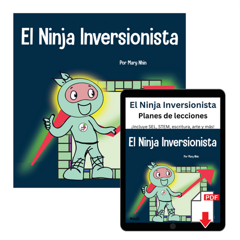 El Ninja Inversionista (Investor Ninja Spanish) Book + Lesson Plan Bundle