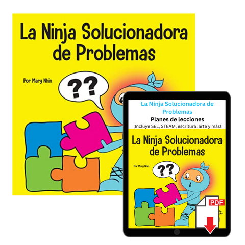 La Ninja Solucionadora de Problemas (Problem-Solving Ninja Spanish) Book + Lesson Plan Bundle