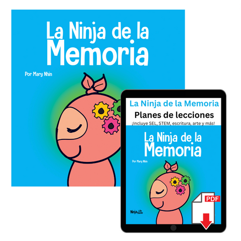 La Ninja de la Memoria (Memory Ninja Spanish) Book + Lesson Plan Bundle