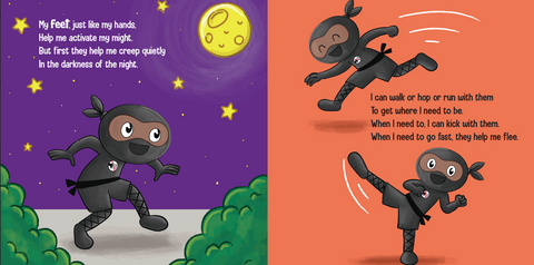Ninja Life Hacks BODY PARTS Book + Lesson Plan Bundle