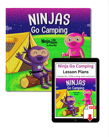 Ninjas Go Camping Book + Lesson Plan Bundle