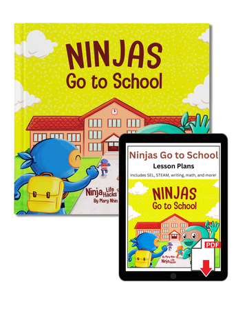 Ninjas Go to School Book + Lesson Plan Bundle
