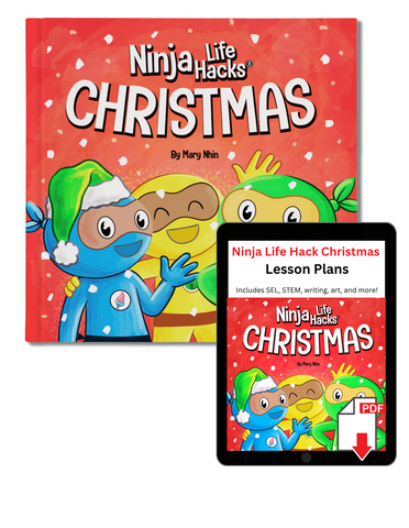 Ninja Life Hacks Christmas Paperback Book + Lesson Plan Bundle