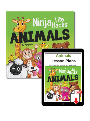 Ninja Life Hacks ANIMALS Book + Lesson Plan Bundle