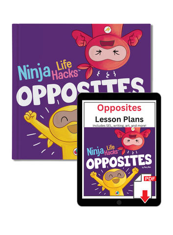Opposites Book + Lesson Plan Bundle