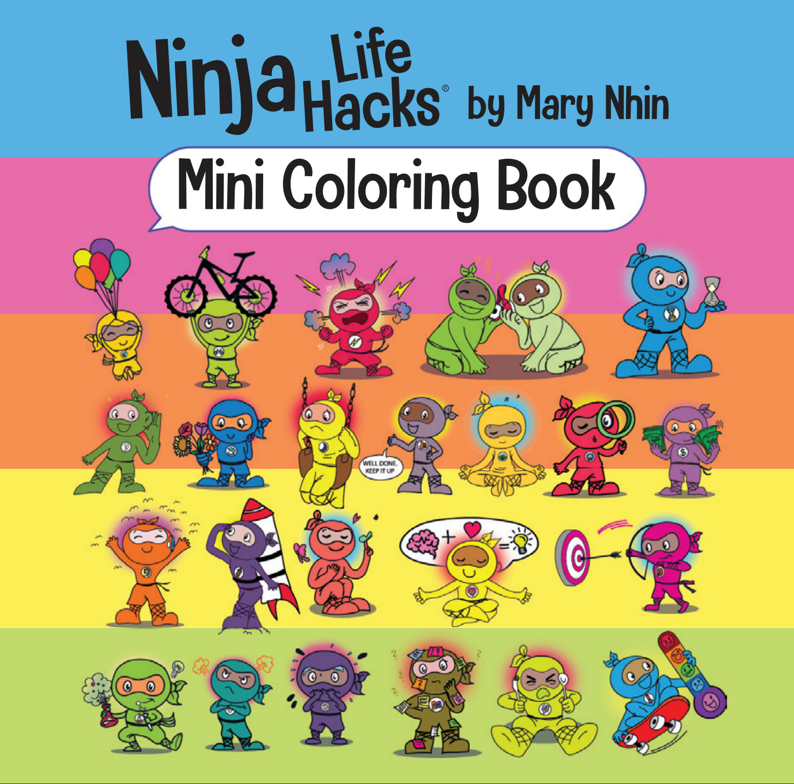 Mini Coloring Book - Ninja Life Hacks – Ninja Life Hacks - Growth Mindset
