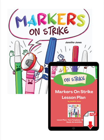 Markers on Strike  Ninja Book + Lesson Plan Bundle