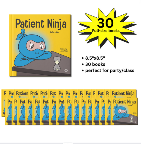 Patient Ninja Full-Size Party Pack (30 Books, 8.5"x8.5")
