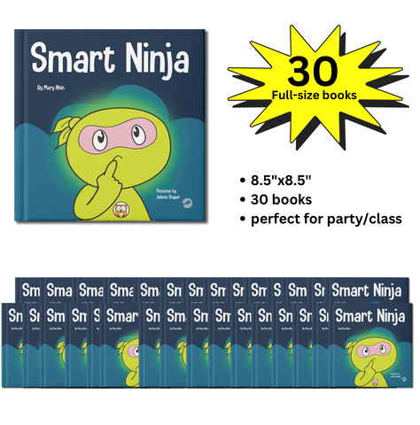 Smart Ninja Full-Size Party Pack (30 Books, 8.5"x8.5")