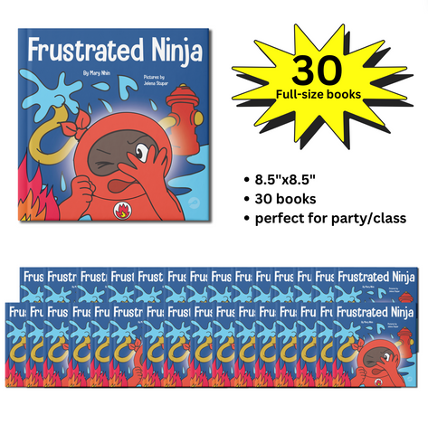 Frustrated Ninja Full-Size Party Pack (30 Books, 8.5"x8.5")