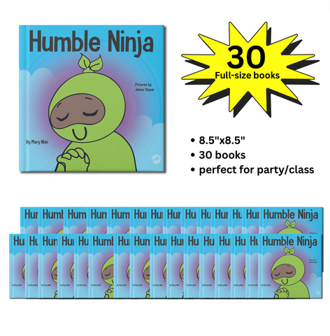 Humble Ninja Full-Size Party Pack (30 Books, 8.5"x8.5")