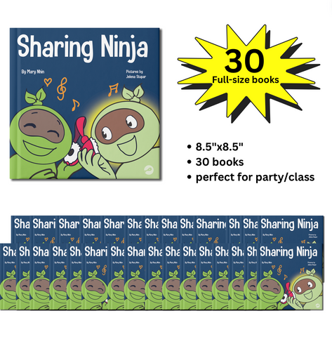Sharing Ninja Full-Size Party Pack (30 Books, 8.5"x8.5")