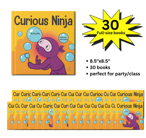 Curious Ninja Full-Size Party Pack (30 Books, 8.5"x8.5")