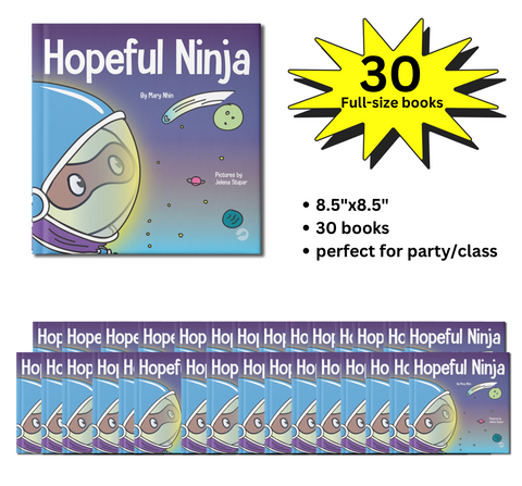 Hopeful Ninja Full-Size Party Pack (30 Books, 8.5"x8.5")