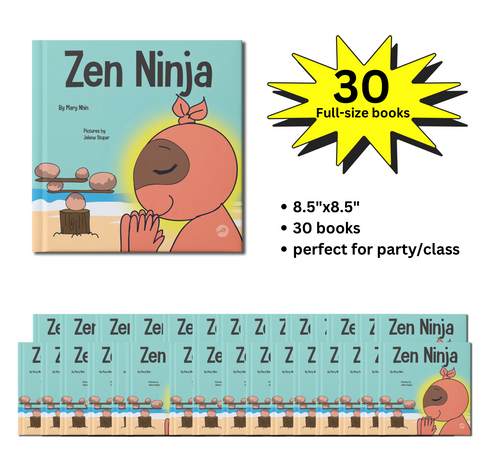 Zen Ninja Full-Size Party Pack (30 Books, 8.5"x8.5")