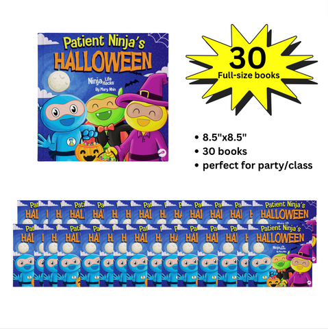 Patient Halloween Ninja Full-Size Party Pack (30 Books, 8.5"x8.5")