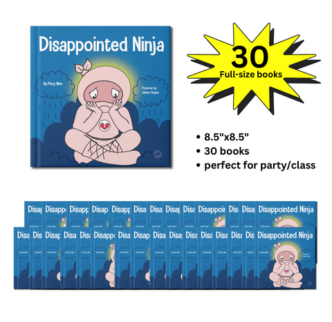 Disappointed Ninja Full-Size Party Pack (30 Books, 8.5"x8.5")