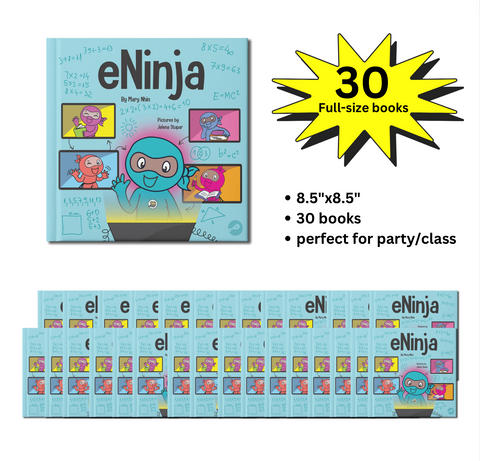 eNinja Full-Size Party Pack (30 Books, 8.5"x8.5")