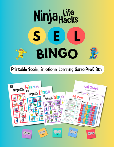 Ninja SEL BINGO Game (pdf): Get to Know 34 Feelings of All Kinds