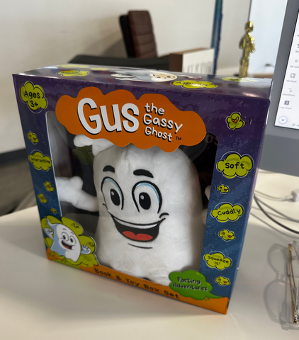 Gus the Gassy Ghost Interactive Toy Book Gift Box Set
