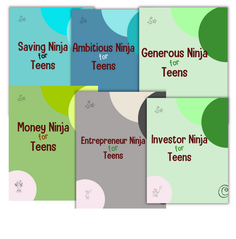 Money Ninja for Teens Lesson Plans Bundle (6 different sets of lesson plans)