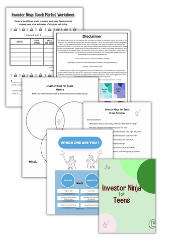 Investor Ninja for Teens Lesson Plans