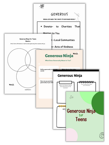 Generous Ninja for Teens Lesson Plans