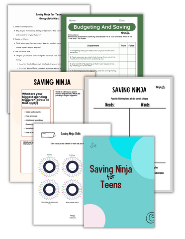 Saving Ninja for Teens Lesson Plans