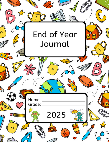 Ninja End of  School Year Journal