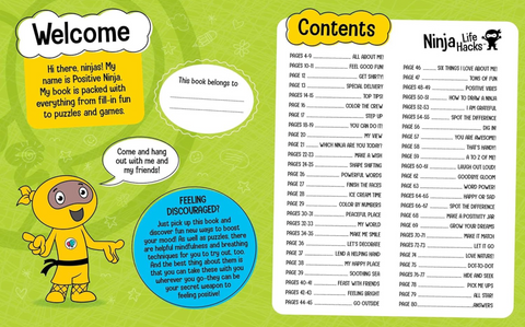 Positive Ninja Activity Book