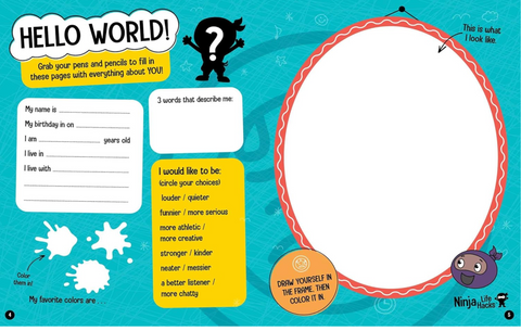 Anxious Ninja Activity Book