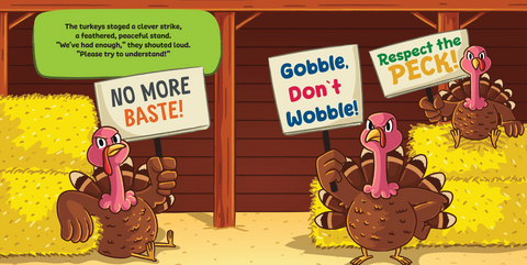 Turkeys on Strike Paperback Book
