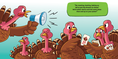 Turkeys on Strike Paperback Book